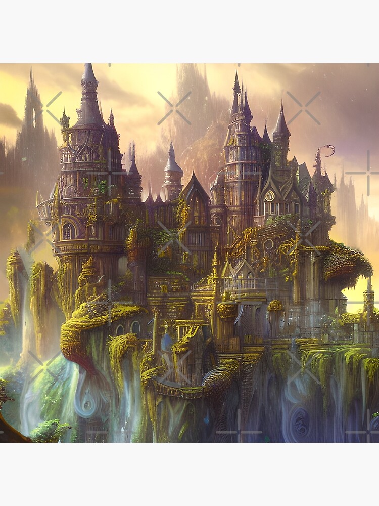 The Fantasy Castle Art Print