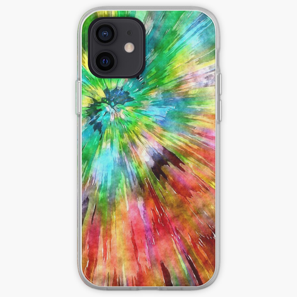 Colorful Tie Dye Starburst iPhone Case & Cover