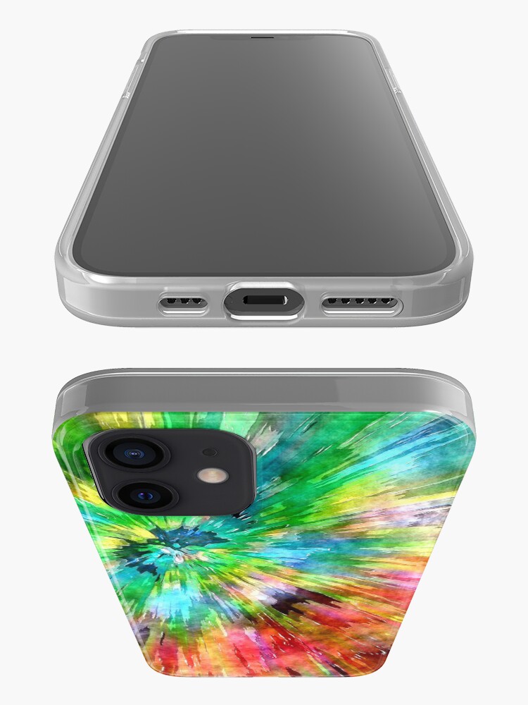Alternate view of Colorful Tie Dye Starburst iPhone Case & Cover