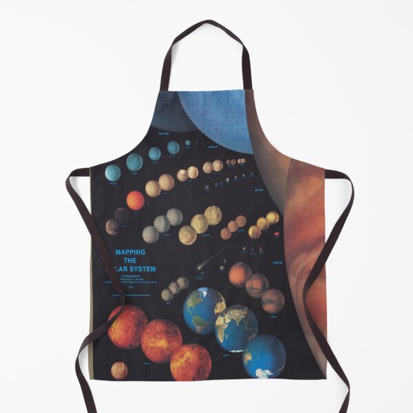 Item preview, Solar System Planets Map - Planetary Terrain Diagram (1994) designed and sold by BravuraMedia.