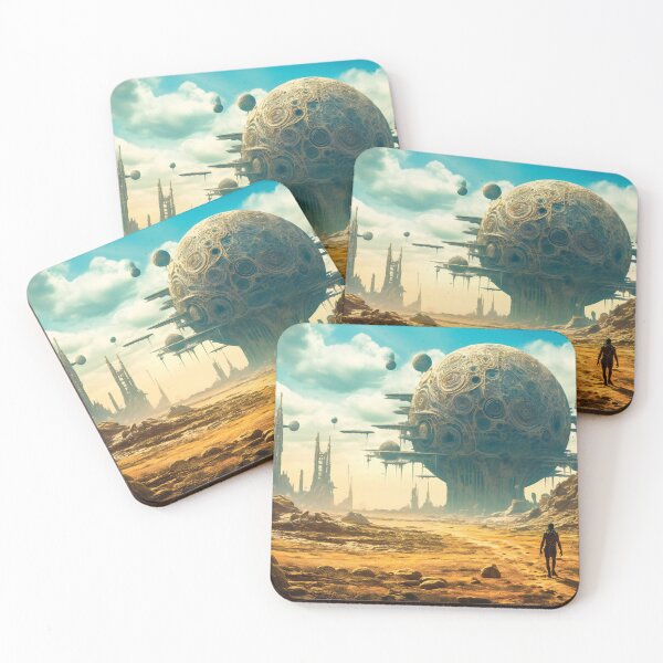 Item preview, Fantasy Alien Planet Landscape designed and sold by AdrianGrosu.