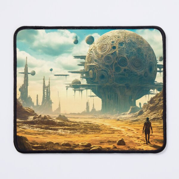 Item preview, Fantasy Alien Planet Landscape designed and sold by AdrianGrosu.