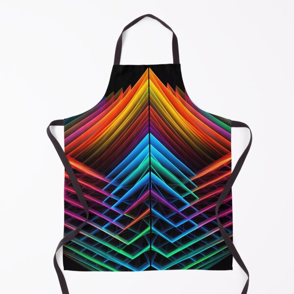 Item preview, Colorful Rainbow Neon Lines - Dynamic Parallel Shift Pattern designed and sold by SweetWhiskers.