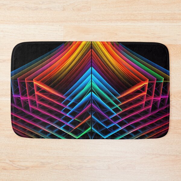 Item preview, Colorful Rainbow Neon Lines - Dynamic Parallel Shift Pattern designed and sold by SweetWhiskers.