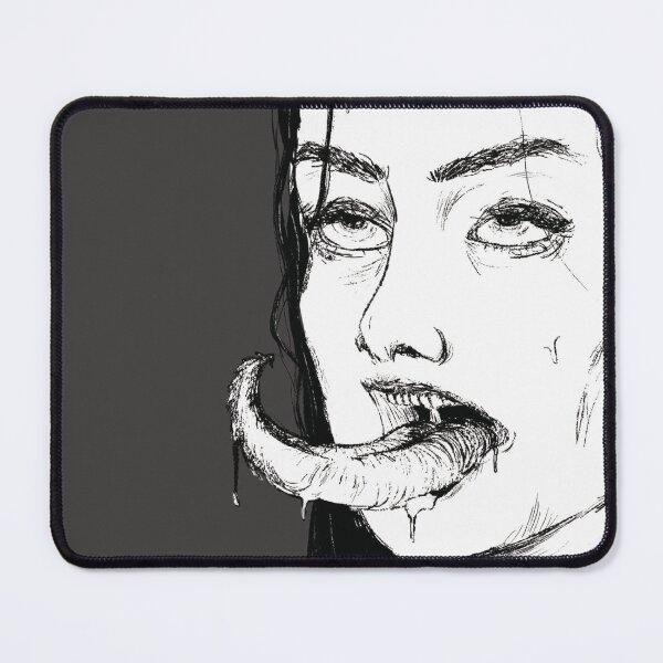 Item preview, White and black horror creepy girl  designed and sold by IK-Cat.