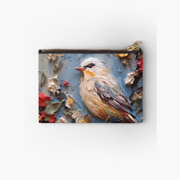Item preview, Flowers and birds artistic texture impasto brush strokes abstract decorative painting23 designed and sold by UnaWu533.