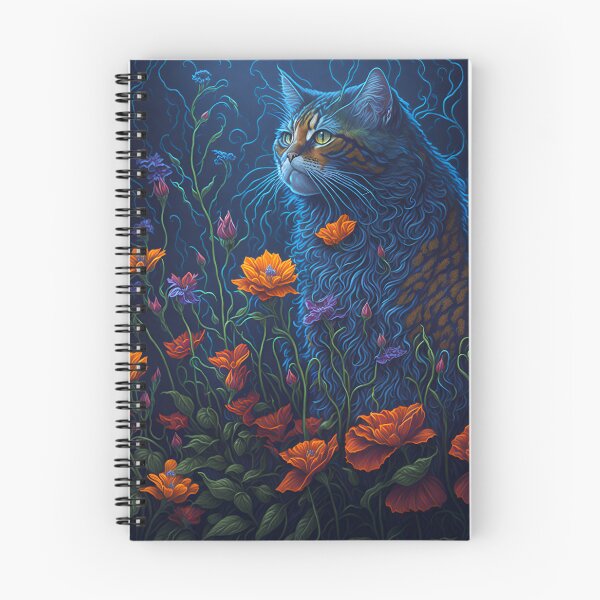 Item preview, Cat and Roses designed and sold by cuprum.