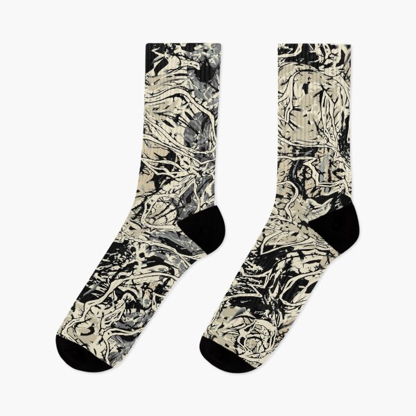 Item preview, Spooky Twisted Vines in Cream Black and Grey designed and sold by Trevor Hirst.