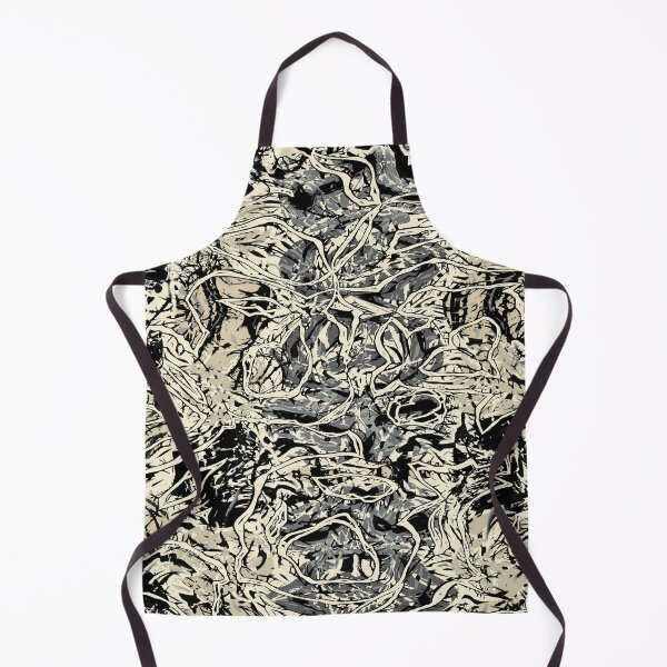 Item preview, Spooky Twisted Vines in Cream Black and Grey designed and sold by Trevor Hirst.