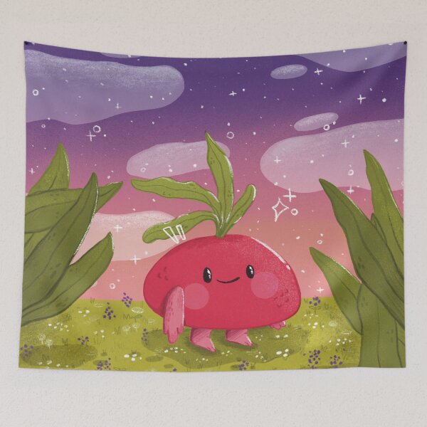 Item preview, Happy Turnip, Round Lad  designed and sold by SleepyLilSloth.