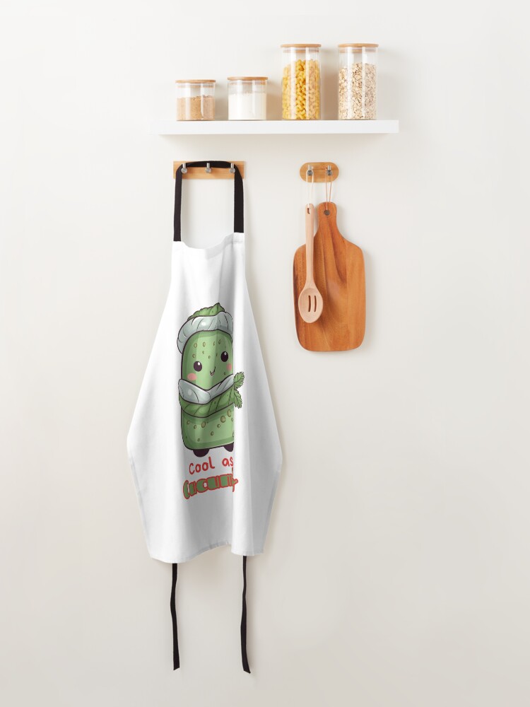 Discover Funny Cool Cucumber Apron