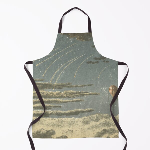 Item preview, Vintage Meteor Shower & Hot Air Balloon Illustration (1871) designed and sold by BravuraMedia.