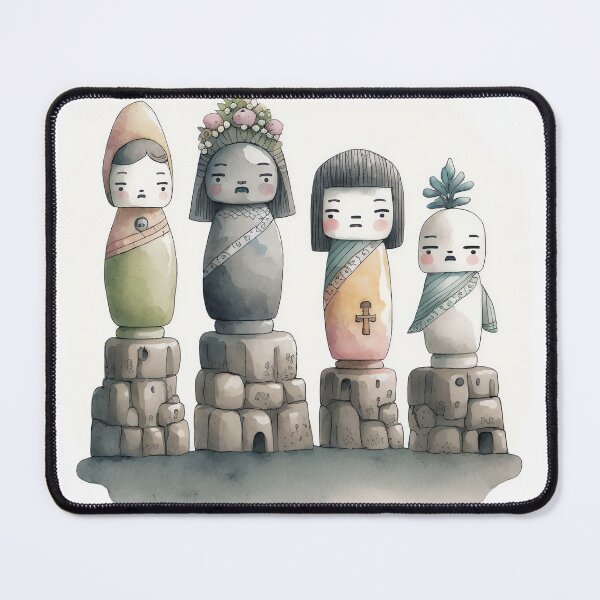 Item preview, Jeju Island - South Korea - Dol Hareubang Statues Art designed and sold by madtoyman.