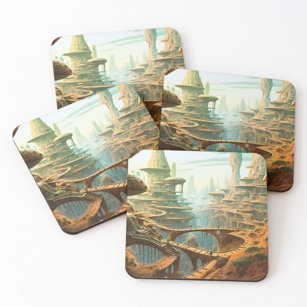 Item preview, Fantasy Alien Planet Landscape designed and sold by AdrianGrosu.