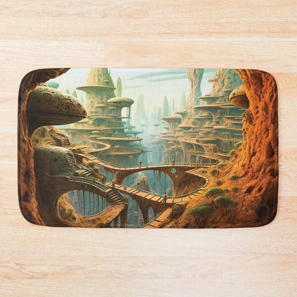 Item preview, Fantasy Alien Planet Landscape designed and sold by AdrianGrosu.