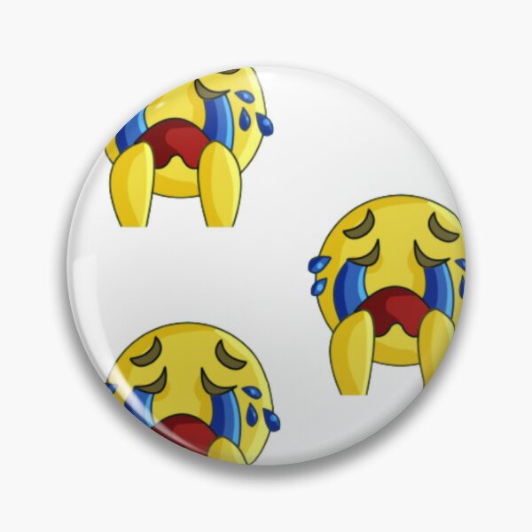 Crying Emoji Pin | Multi Color | Cool Pins by PinMart