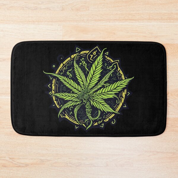 Item preview, Peace symbol with cannabis elements designed and sold by ZirumsGarden.