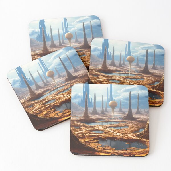 Item preview, Fantasy Alien Planet Landscape designed and sold by AdrianGrosu.