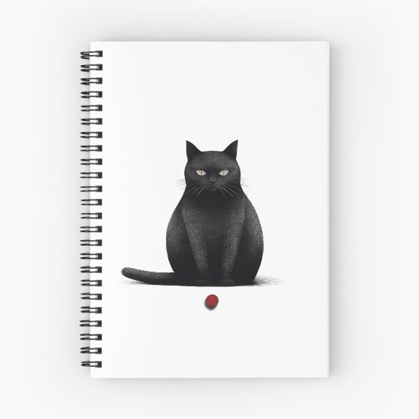 Item preview, El poderoso gato negro y su bolita roja designed and sold by StrangeRoom.
