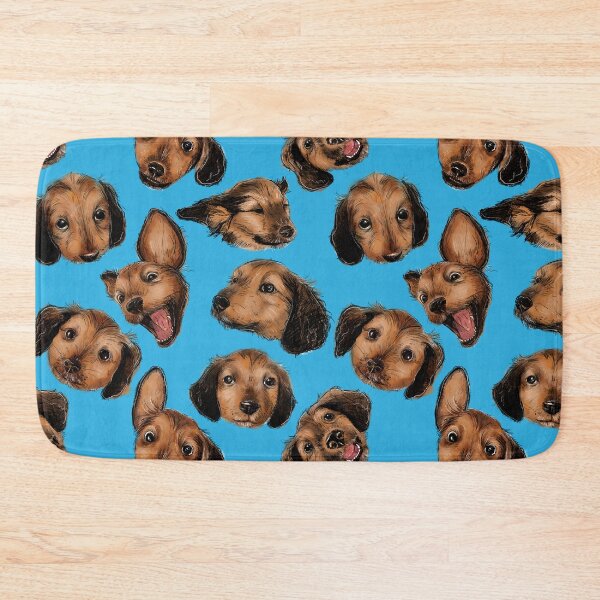 Item preview, Dachshund puppy pattern designed and sold by paigecassidy.