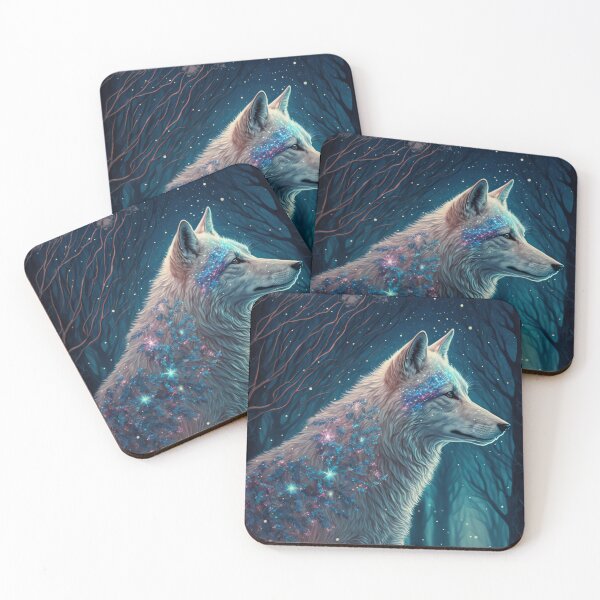 Item preview, Fantasy Wolf in the Forest - Magical In The Darkness  designed and sold by madtoyman.