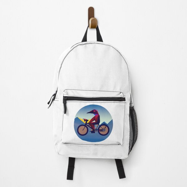 Item preview, Penguin on a bike riding into the sunset designed and sold by Delemore Art.