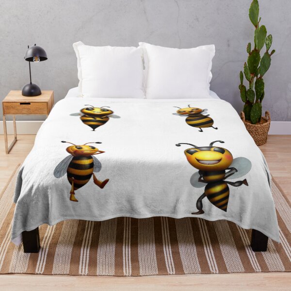 Item preview, Funny Bee Abstract Pattern Art Design designed and sold by Pixel4Art.