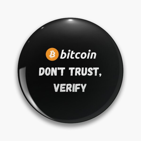 Item preview, Bitcoin - Don't Trust, Verify Design designed and sold by RektRepublic.