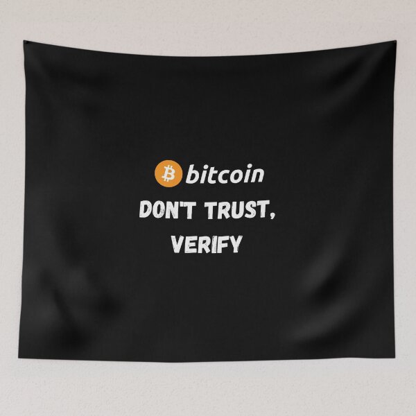 Item preview, Bitcoin - Don't Trust, Verify Design designed and sold by RektRepublic.
