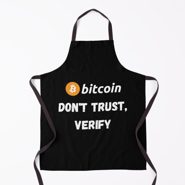 Item preview, Bitcoin - Don't Trust, Verify Design designed and sold by RektRepublic.