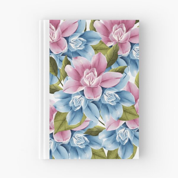 Item preview, Blue and pink flowers designed and sold by Imgr00t.