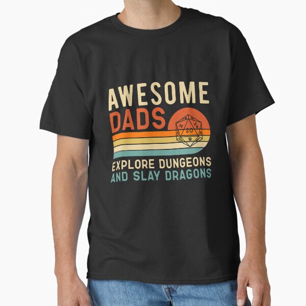 Item preview, Awsome Dads explore Dungeon and slay Dragons designed and sold by Adam Arts.