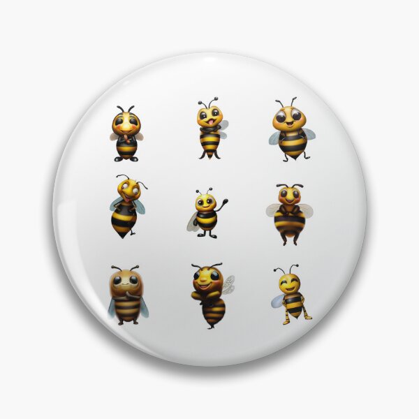 Item preview, Funny Bee Abstract Pattern Design designed and sold by Pixel4Art.