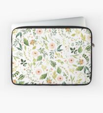 Botanische Frühlingsblumen Laptoptasche