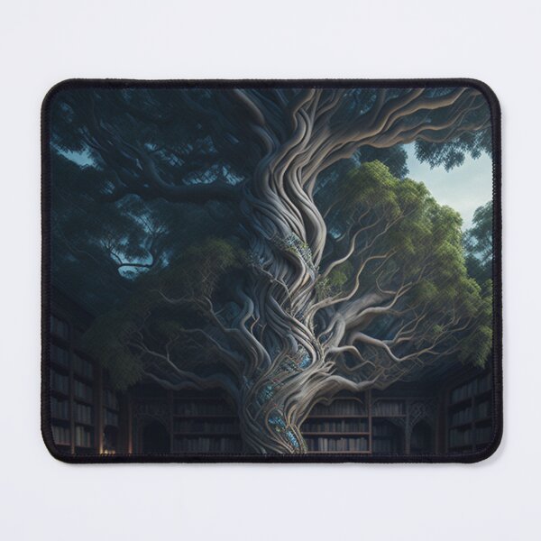 Item preview, Explore the Enchanting Library of the World Tree designed and sold by Grim000.