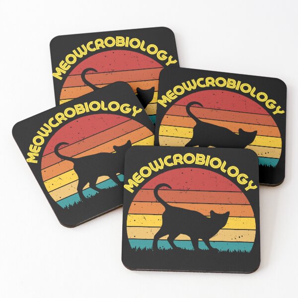 Item preview, Retro Meowcrobiology Cat designed and sold by Harsh  Katariya.