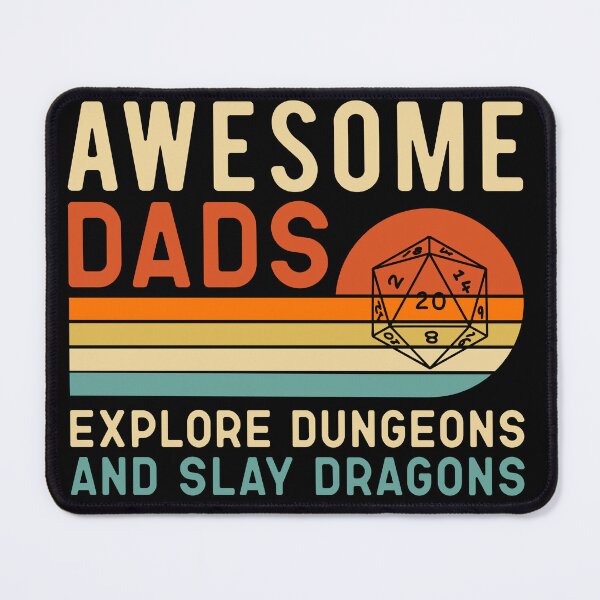 Artikelvorschau, Tolle Väter erkunden Dungeon und töten Drachen entworfen und verkauft von Adam Arts.