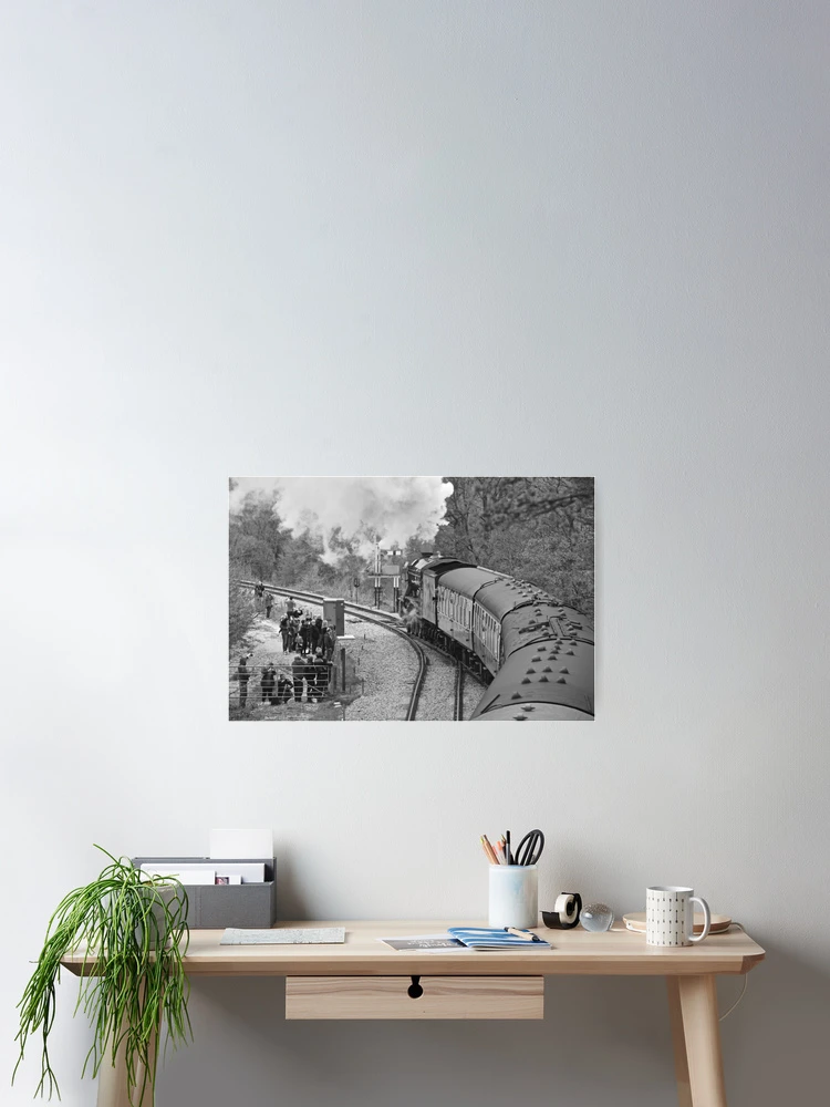 Thumbnail 2 of 3, Poster, Steam Train designed and sold by Mike Rivett.