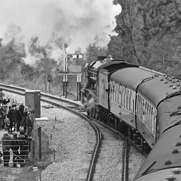 Artwork thumbnail, Steam Train by Mike Rivett