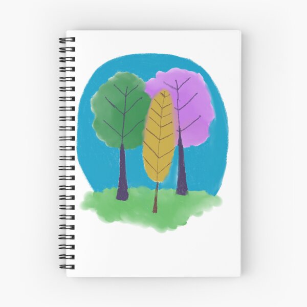 Item preview, whimsical tree’s motif  designed and sold by loubie76.