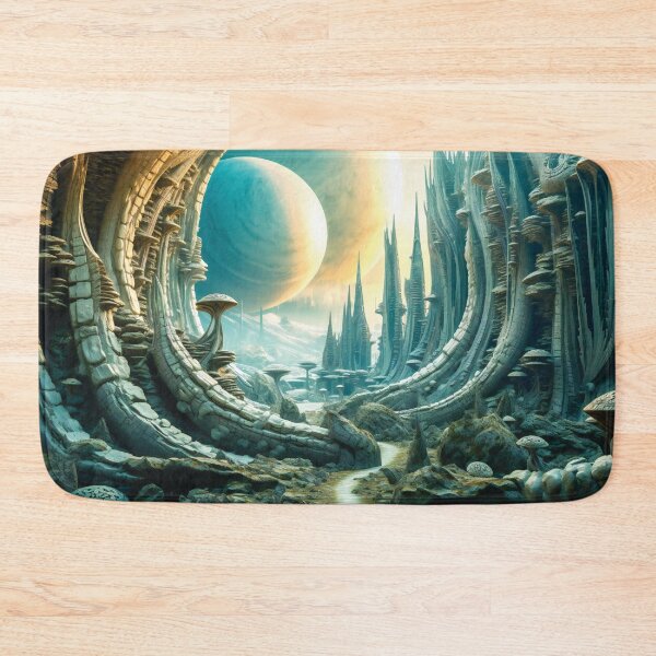 Item preview, Fantasy Alien Planet Landscape designed and sold by AdrianGrosu.