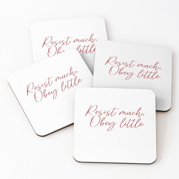Item preview, Rebel Spirit: Resist Much, Obey Little designed and sold by wordartistry.