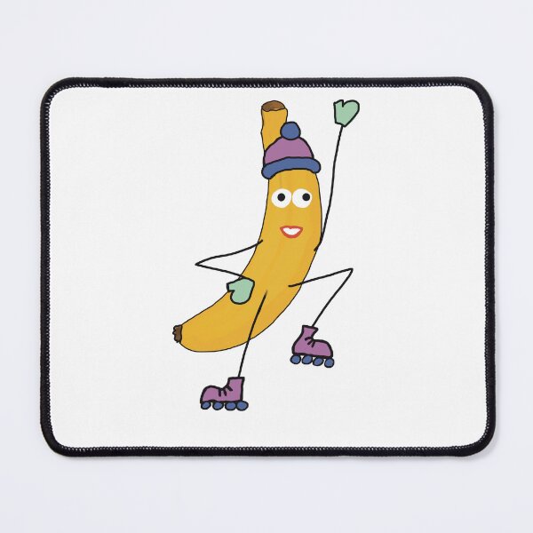 Item preview, Banana on skates designed and sold by Malvamalu.