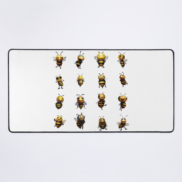 Item preview, Multicolor Buzz Funny Bee Abstract Pattern designed and sold by Pixel4Art.