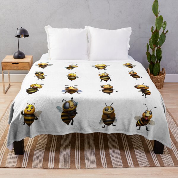 Item preview, Multicolor Buzz Funny Bee Abstract Pattern designed and sold by Pixel4Art.