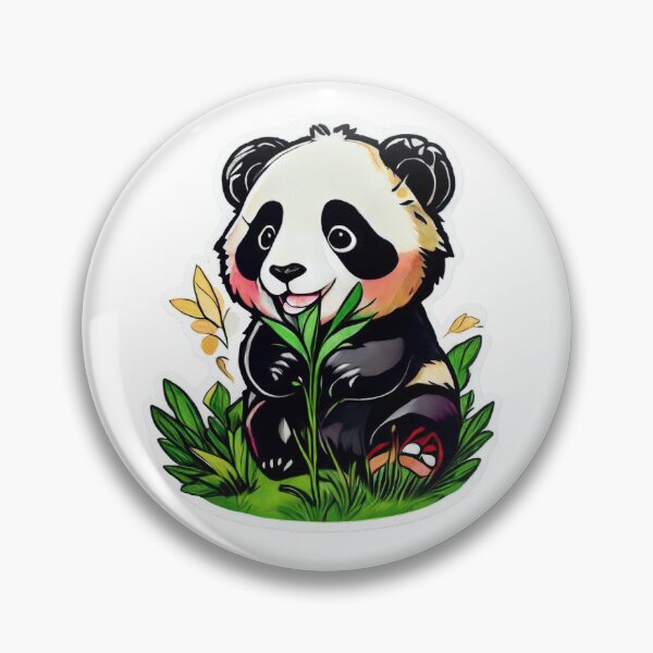 Item preview, A giant panda playing by a river designed and sold by JasmineYu4.