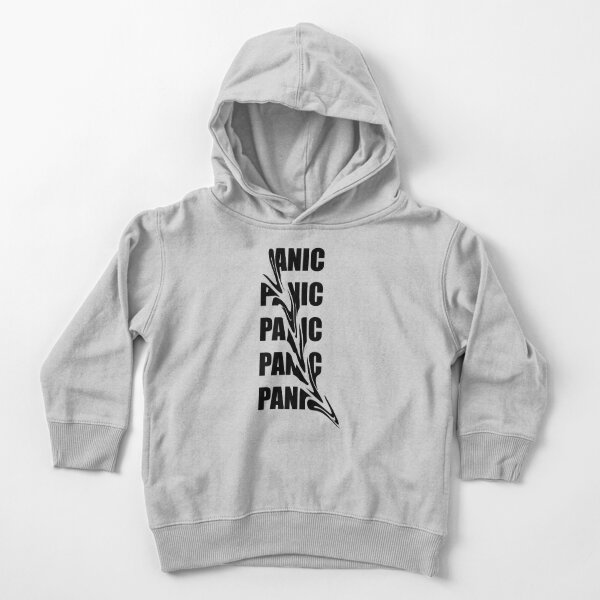 Panic at the discount disco cropped hoodie