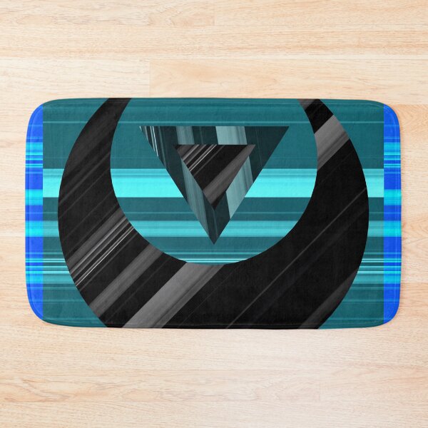 Item preview, Geometric Shapes on Stripes  designed and sold by Dana Roper.