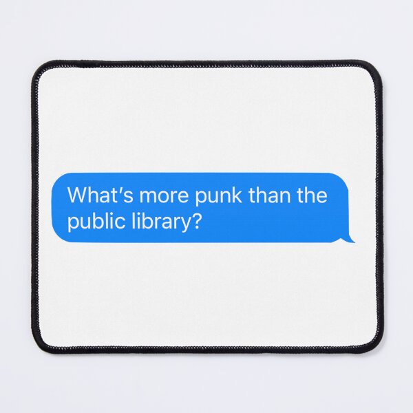 Item preview, Punk Library designed and sold by RenegadeTravels.