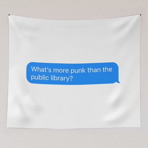 Item preview, Punk Library designed and sold by RenegadeTravels.